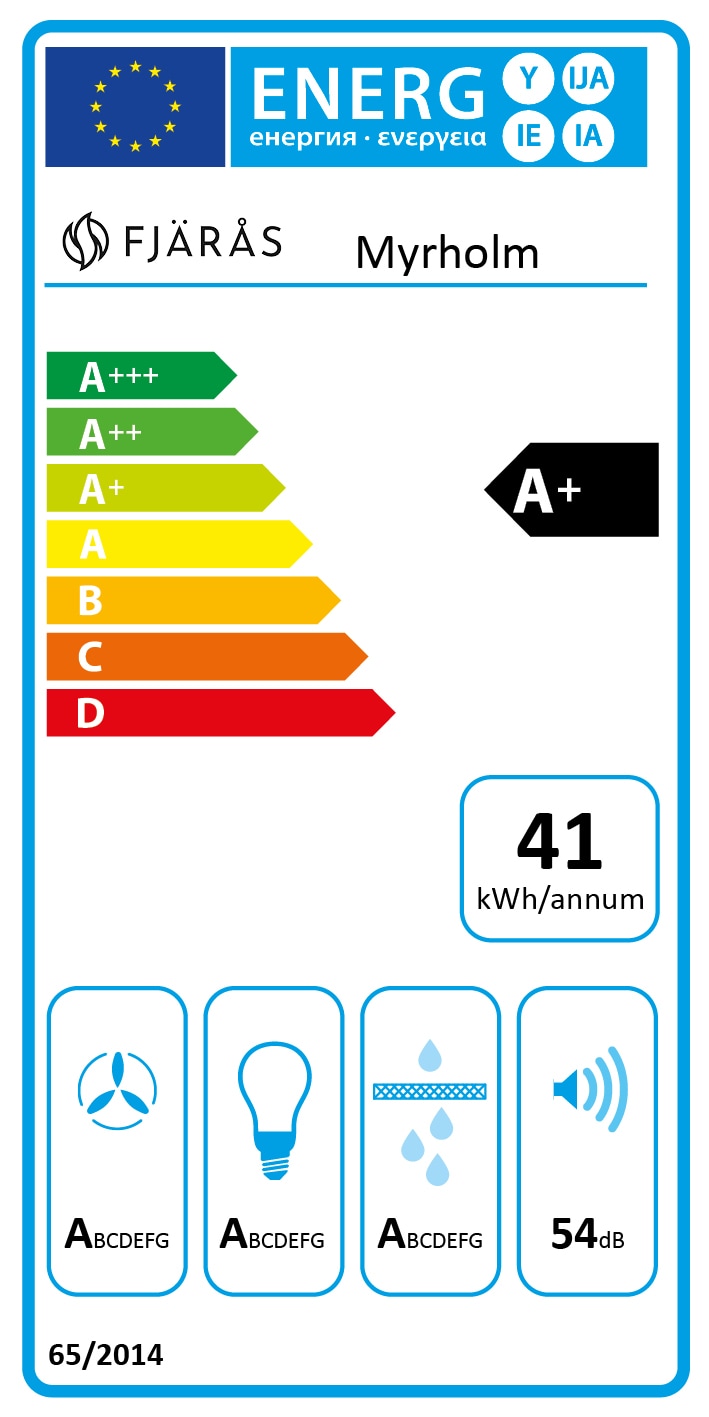 Myrholm Energimärkningsetikett